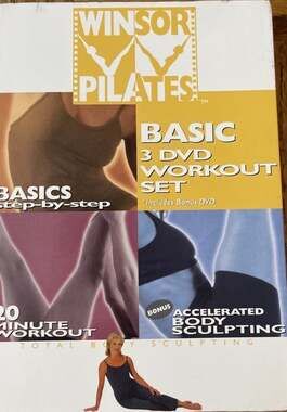 Winsor Pilates Basic 3 DVD Workout Set